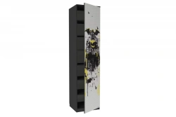 Modern Type 1 Single-Door Cabinet (Black) Model LD.520030.000