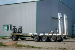 Container Transport Trailer SAV 83434E1...E6 with Spring Suspension