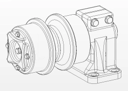 Support Roller for T-30 Bulldozer Undercarriage Parts 3006-21-15CB