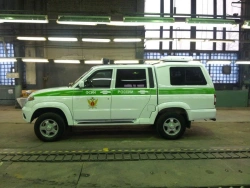 All-Terrain UAZ 1846-010-02 Truck for Service Dogs Transport