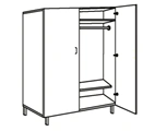 Clothing Cabinet for Research SHK-1