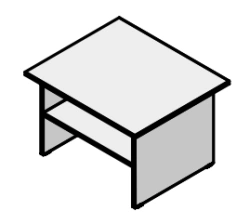 Wooden Coffee Table for Bedroom - Contemp, Bolero, Elsa, Carmen, Milano, Fandango, Twist