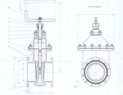 Задвижка клинкетная бронзовая DN 80 PN 0,6 МПа ИЮКЛ.491655.013