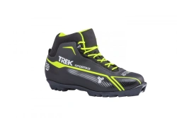 Trek Sportiks1 Black Ski Boots with Neon Lime Logo (S)