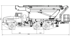 KTA-32 Aerial Work Platform on Ural 4320 Chassis