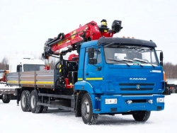 Multi-functional Special Vehicle with Hydraulic Crane MKMA on KAMAZ 65117 Base 64K06N-U4