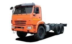 KAMAZ 43118-46 Chassis with Installed Engine (Cabless)