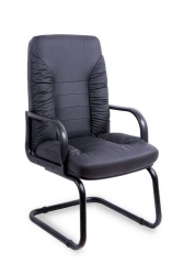 Non-Rotating Conference Chair Tango with Metal Base