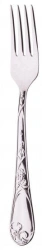 Eco-Friendly Stainless Steel Dining Fork with Iris Design M-22