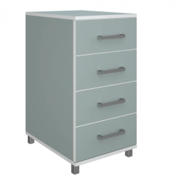 High Cabinet with 4 Drawers, 400x500x770 mm