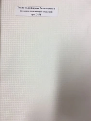 White Polyester Fabric with Water-Repellent Finish Art. 3454