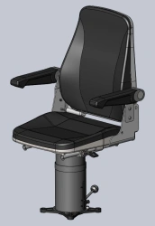 KL-7500M Operator's Chair for Optimal Ergonomics