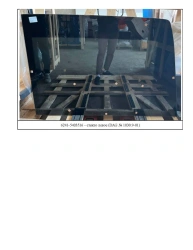 Left Grey Glass for Trolleybus 6241-5403516, Size 1380*932