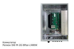 Managed Industrial Switch Relion-SW-M-2G-8Poe+/480W