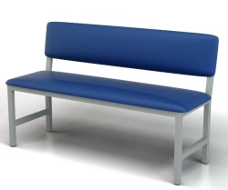 Medical Bench with Backrest, Model 112-002-2, 1200x400x800 mm