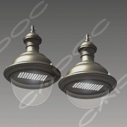 Street Lighting Fixture for Illumination, Model RUZA 2 104
