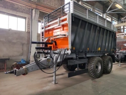 ALTAI AGRO 562 Semi-Trailer with Hydraulic Tailgate