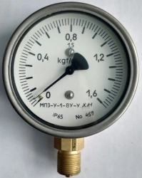 Pressure Gauge MP3-U-1-VU-UHL1 for Liquid and Gas Measurement