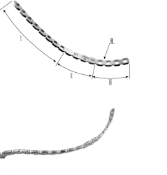 J-Shaped Plates for Osteosynthesis, Left and Right, Art. 262.848.090R/L