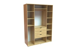 Bedroom Wardrobe 4 Doors Sonoma Oak Model SHK-4/8