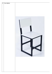 Arena Chair - Metal Frame with Upholstered Seat