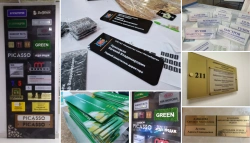 Informational Signage for Displaying Information and Advertisements