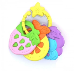 Colorful Fruit Teething Toys Set - 3 Pieces in a Case