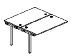 Modular Element for Workstation O-shaped KС.НРсО-4.43