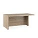 Right-Sided Desk with Asymmetrical Legs, Solid