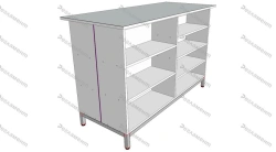 Laboratory Table V2 500-2500x300-1200x650-1250mm