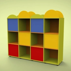 Children's Shelving Unit by Edelwood