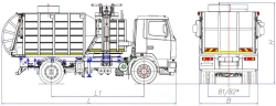 Side Loading Refuse Collection Vehicle MK-3551-03