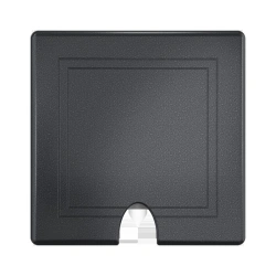 Caduceus Aling Prestige Junction Box for Concealed Wiring, Black, Art. 640.E1