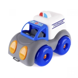 Police Toy Car 22 cm KNOBA 1/5 - Durable and Fun