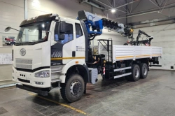 KMA-150-9 Truck-Mounted Crane with Work Platform and Modifications