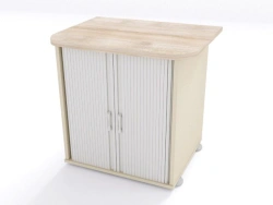 Modern Style Cabinet with Shutters K34