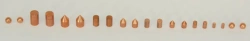 Copper Crusher Elements for Measuring Intra-ballistic Pressure