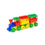 Train Building Set with Two Cars, Model 2044