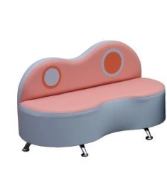 Kids Sofa with Wooden Frame and Eco-Leather Upholstery "Butterfly" Model 472