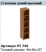 Narrow High Shelf "Patriot" NEW PT 746