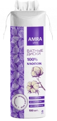 100% Cotton Cosmetic Pads for Gentle Skin Care AMRA