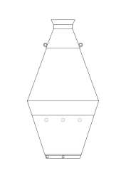 Triangular Floating Navigation Sign RB-4-01