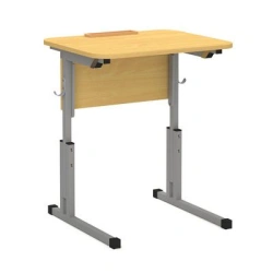 Adjustable Single Student Desk for Educational Institutions