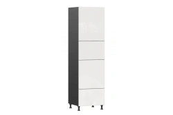 Sherwood LD.281210.000 Glossy White/Black Kitchen Cabinet Facade Set