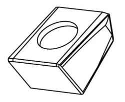 Solid Carbide Insert for Face Milling BT08-0404R-BPW M20P