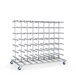 Long Material Storage Rack with Consoles - Model 1361