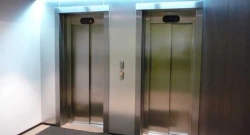 Elevator Shaft Doors - Central Sliding Double Door
