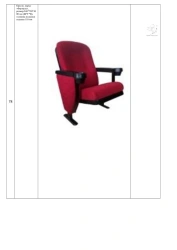 Formula Chair for Public Spaces 540*720*1000 mm, Seat Cushion 110 mm
