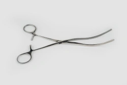 Elastic Curved Bowel Clamp for Adults, 240 mm