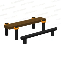 Romana 501-01.50.01 Workout Equipment for Outdoor Fitness